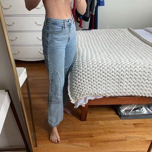 Oversized Baggy Levi's Jeans Light Blue Size 25